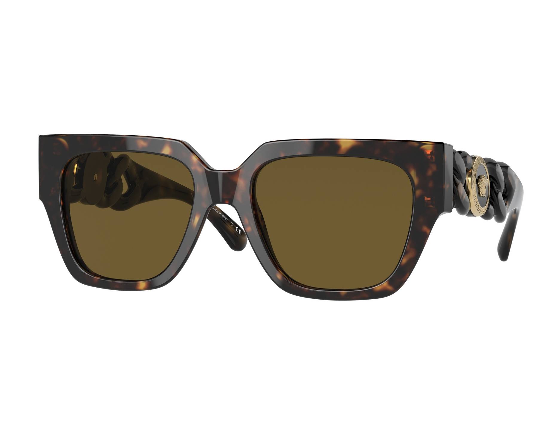 Versace VE4409 108/73 53-19 havana  vue 360 degr&eacute;s 1