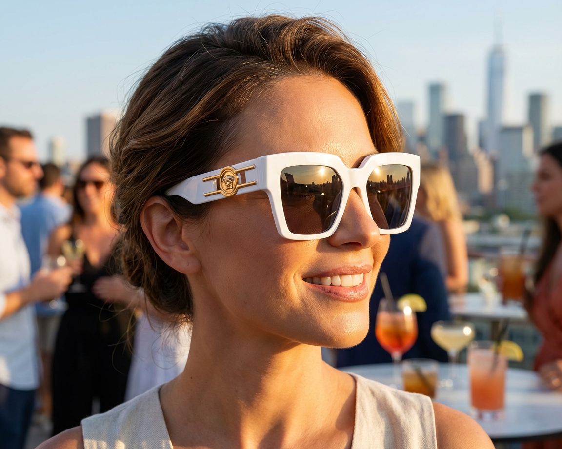 Versace VE4458 314/87 54-19 White  vue 360 degr&eacute;s 9