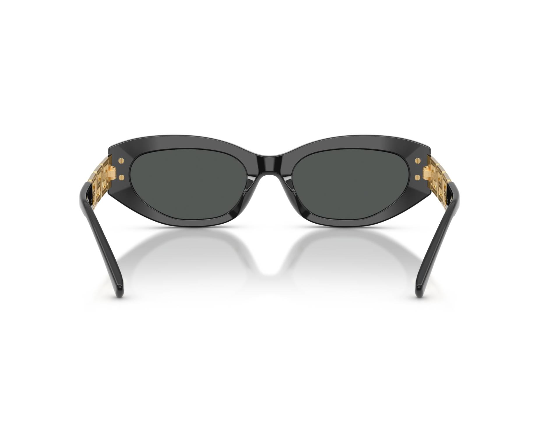 New Versace 51mm Black Women\'s Gold Emblem Sunglasses Versace VE2291 Sunglasses 100287 Gold - eye-oo.com main image 3