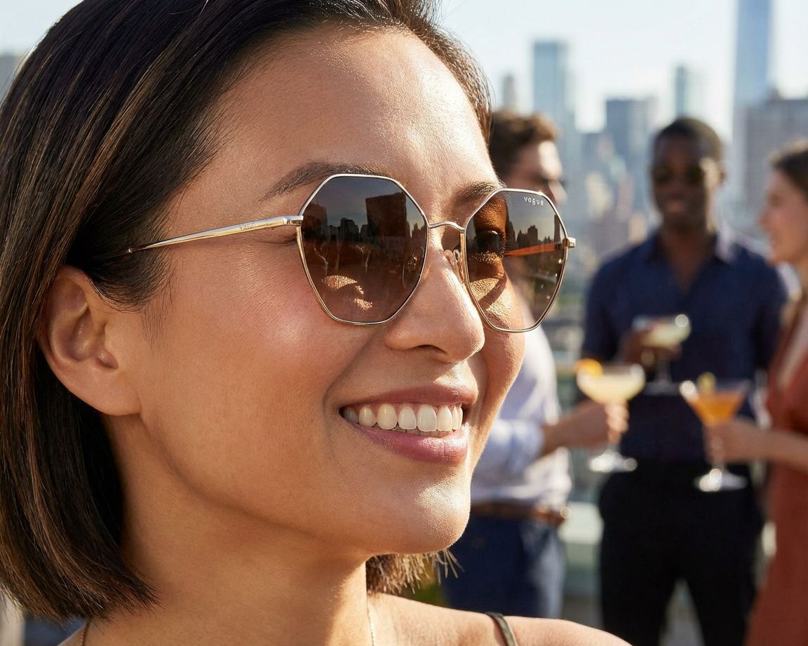Vogue Eyewear VO-4180-S 848/13 54-18 Or  vue 360 degr&eacute;s 13