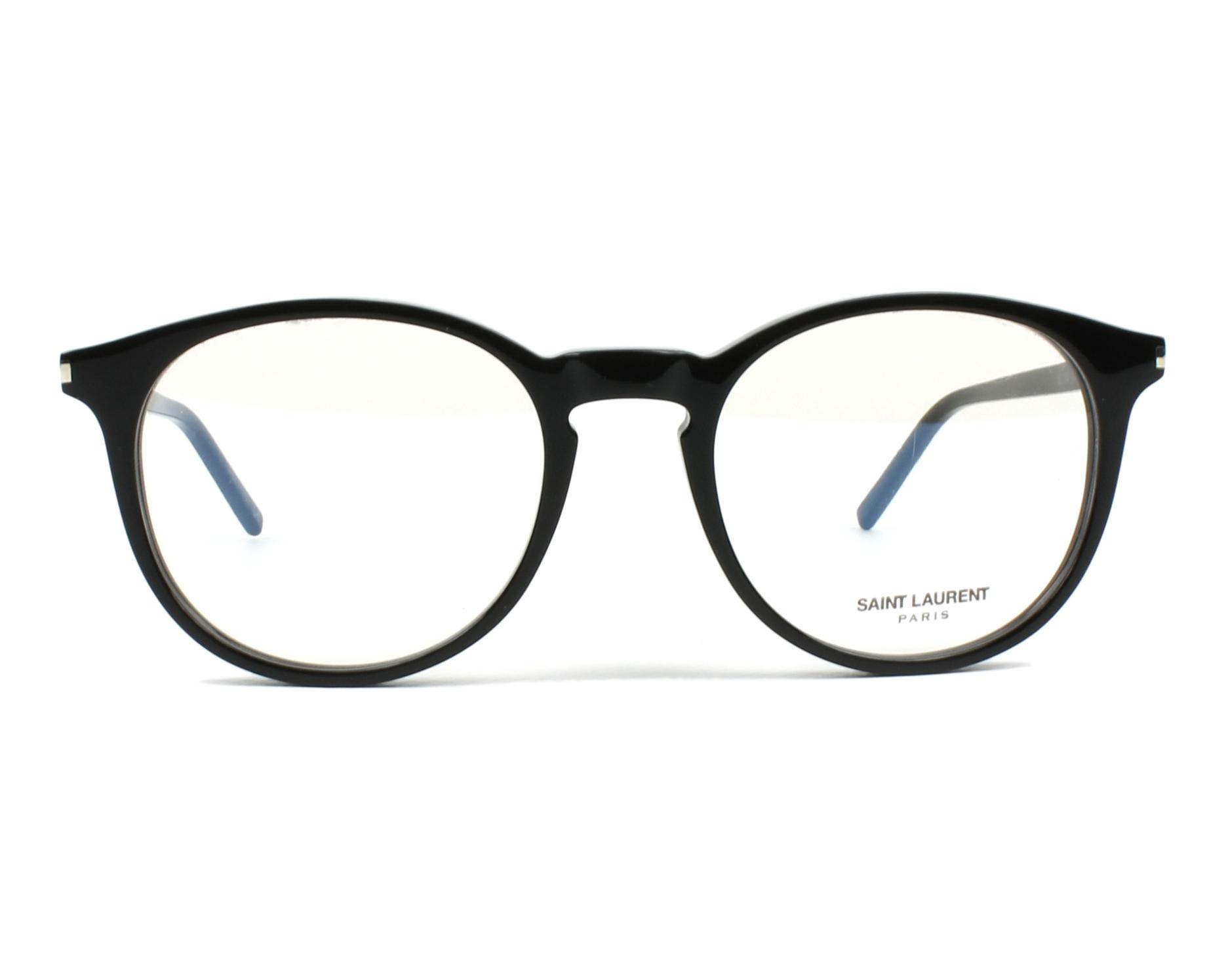 Yves Saint Laurent SL-106 001 50-19 Noir  vue de face
