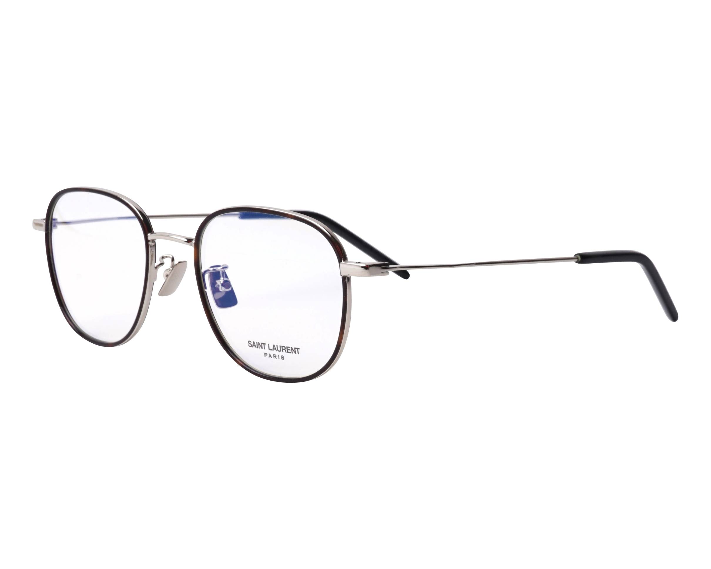 Yves Saint Laurent SL-362 002 48-19 Silver Havana vue de profil