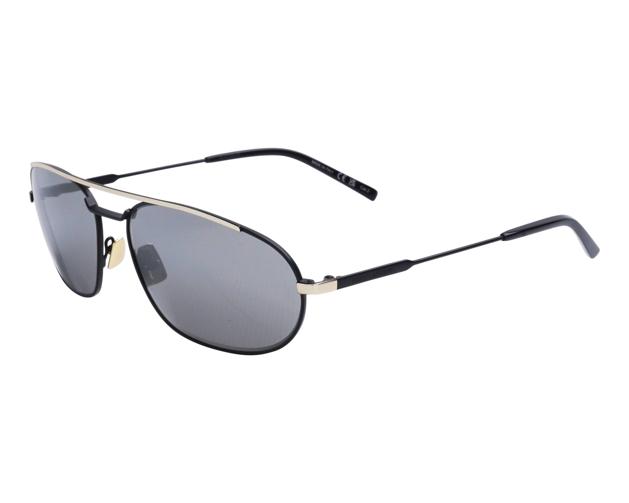 SAINT LAURENT SL101/K 003 BLACK GREY AUTHENTIC SUNGLASSES Saint Laurent Authentic YVES SAINT LAURENT Black YSL  main image 2