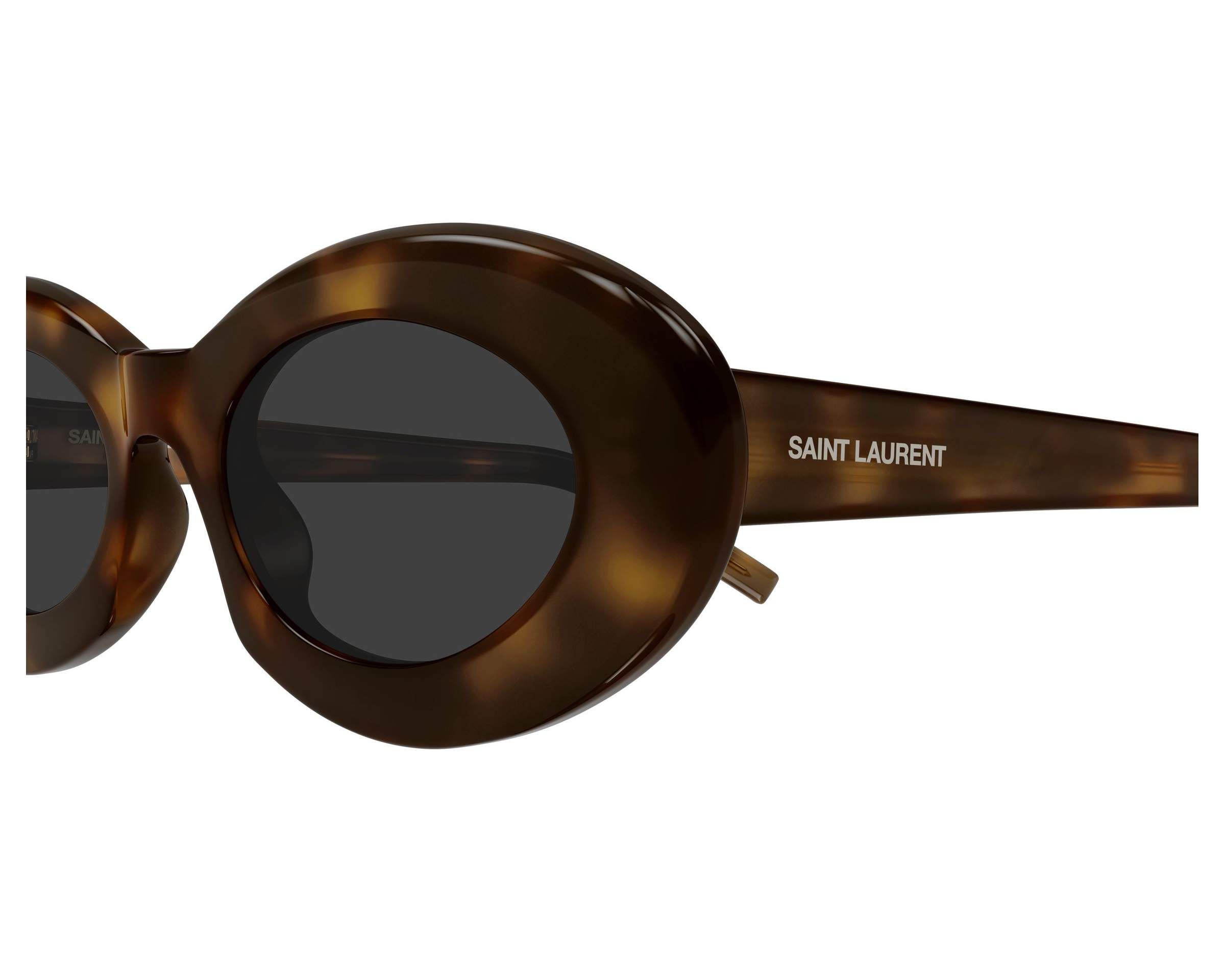Yves Saint Laurent SL-594 009 52-22 havana  vue de c&ocirc;t&eacute;
