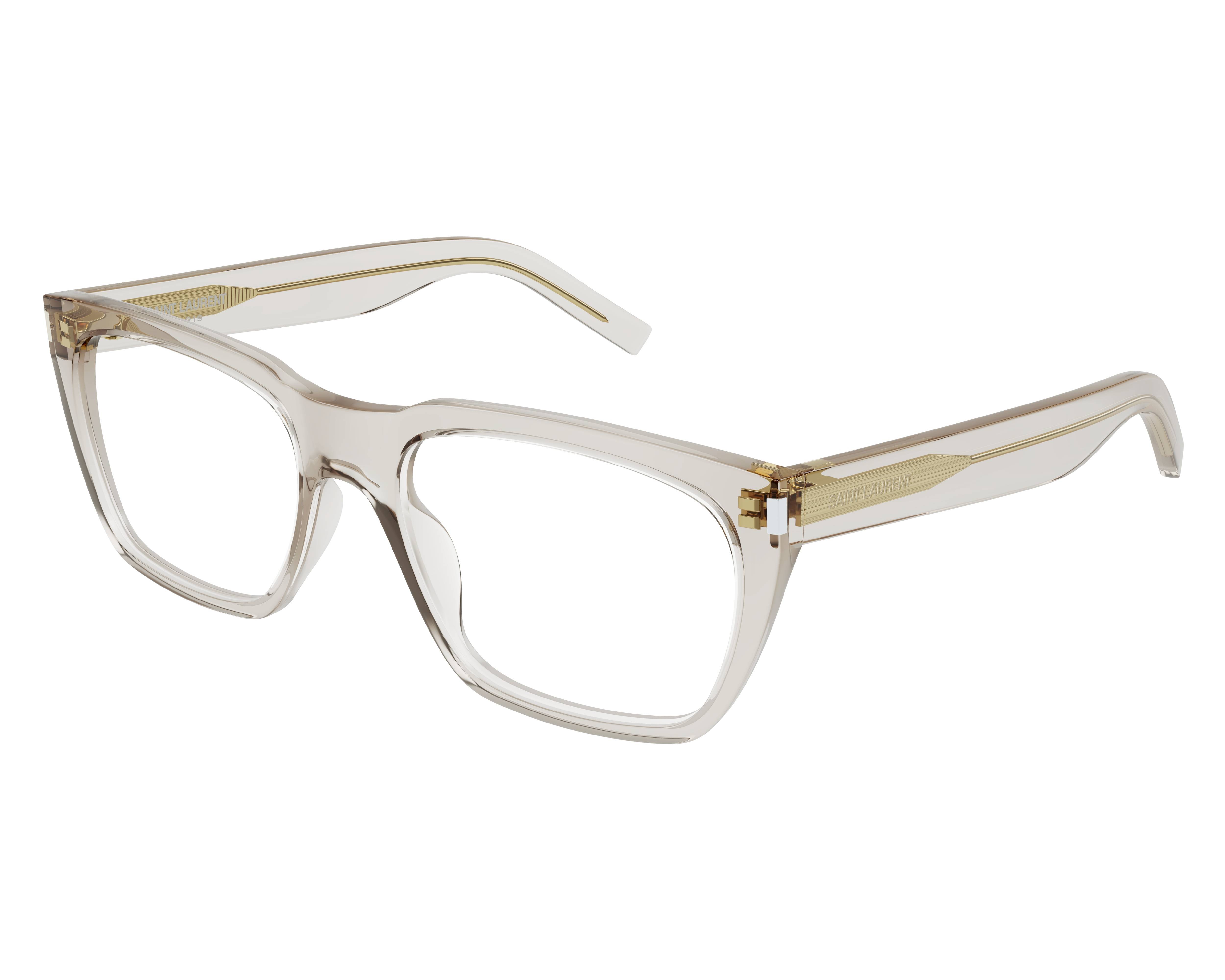 Yves Saint Laurent SL-598-OPT 004 56-18 Beige  vue de profil