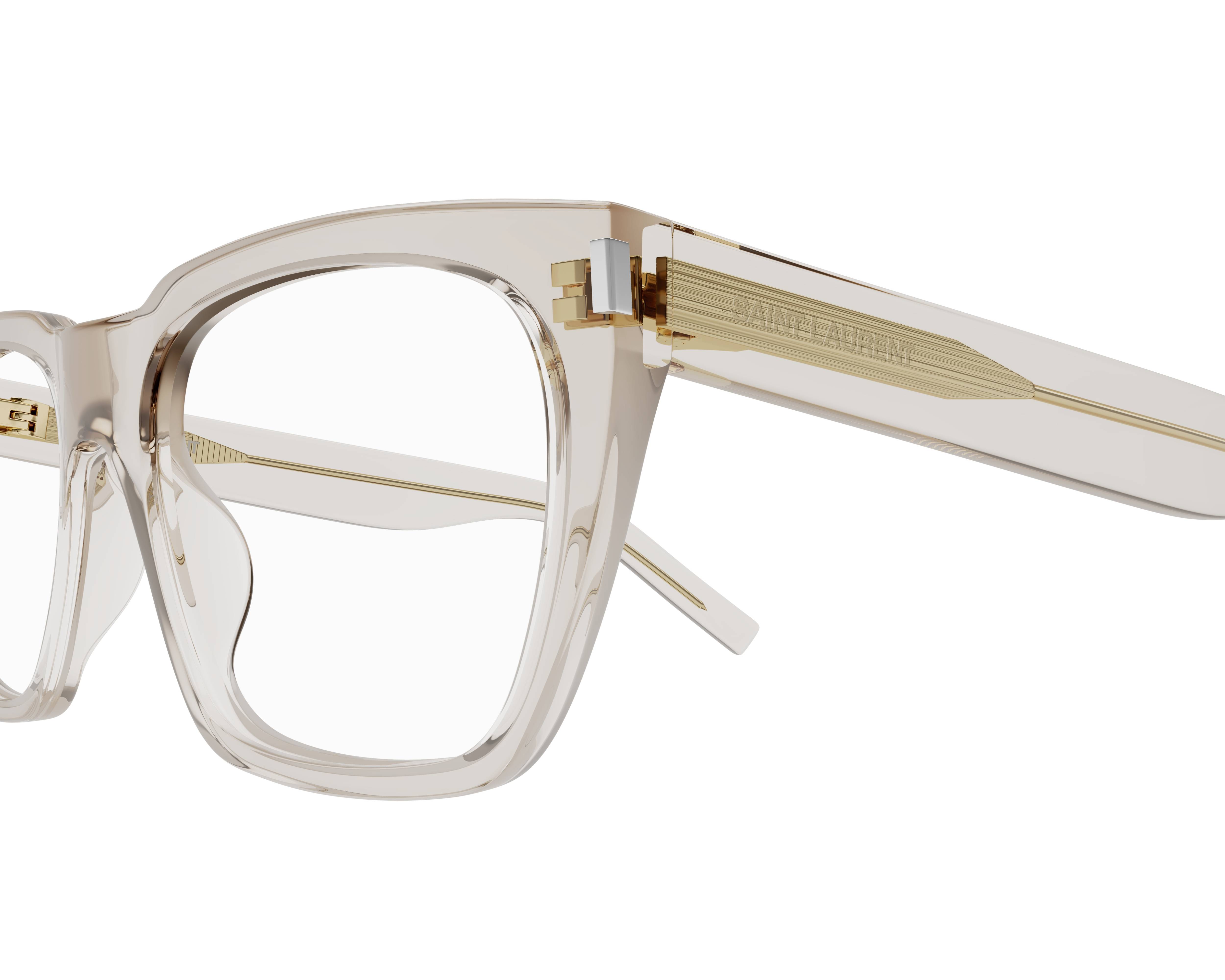 Yves Saint Laurent SL-598-OPT 004 56-18 Beige  vue de c&ocirc;t&eacute;