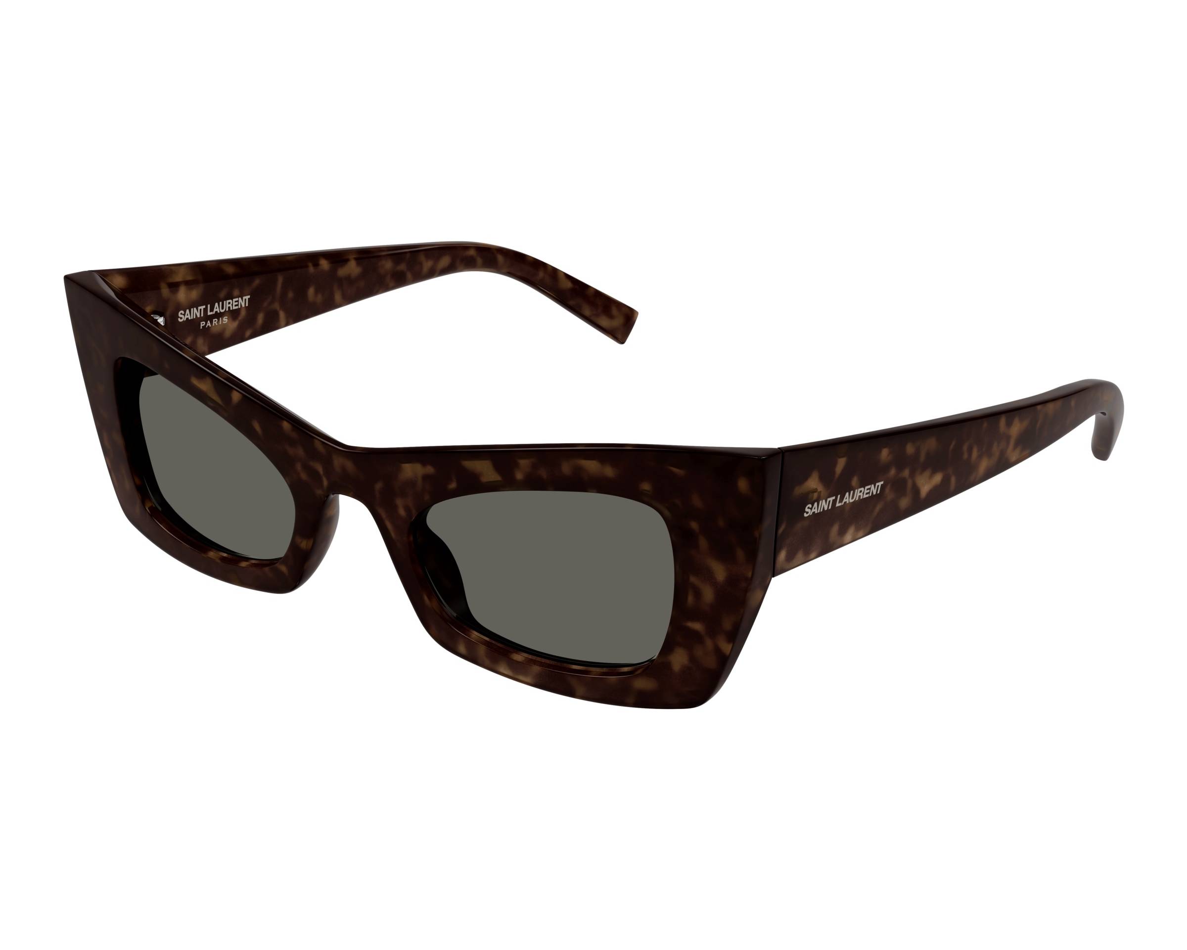 NWT SAINT LAURENT HAVANA UNISEX SUNGLASSES Amazon.com: SAINT LAURENT SL 596 DUNE Havana/Green 58/14/145  main image 3