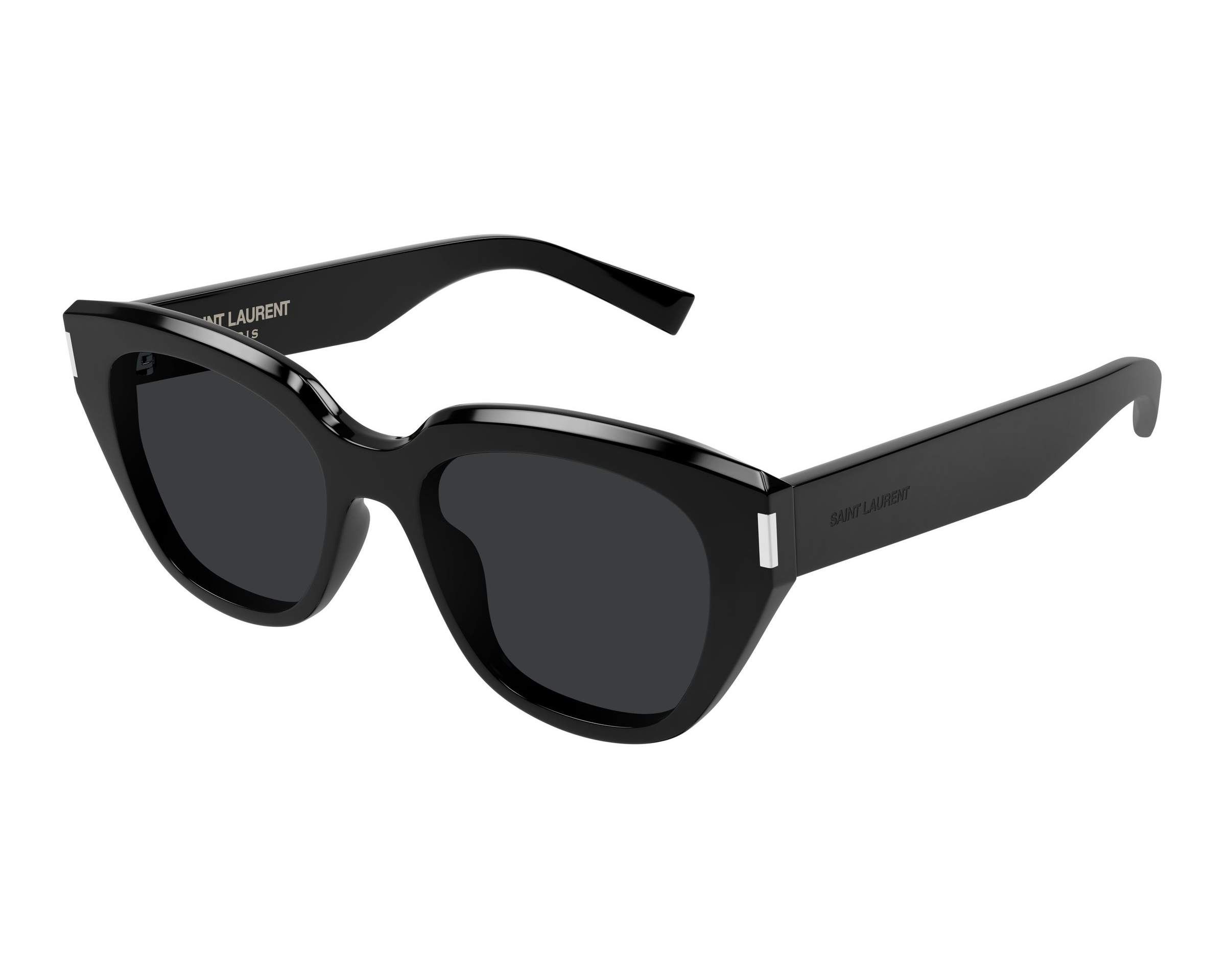 Yves Saint Laurent SL-827 001 52-18 Noir  vue de profil