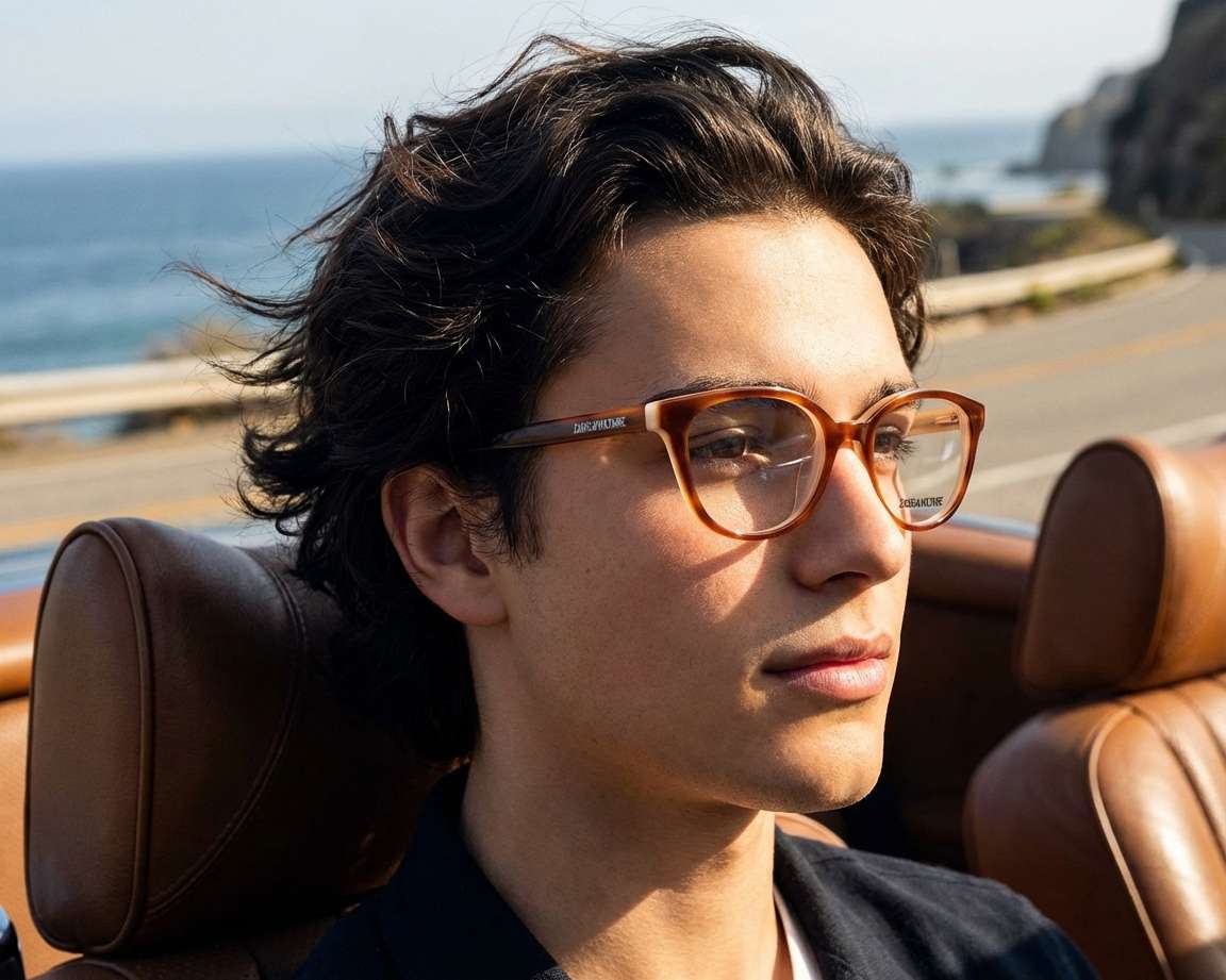 Zadig et Voltaire VZJ-005 097B 48-16 Havane Beige autre vue