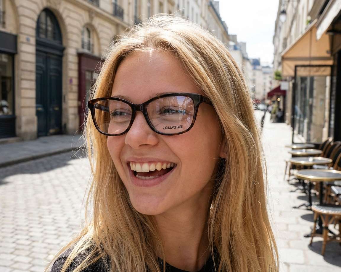 Zadig et Voltaire VZJ-002 0AM5 - Havane Noir autre vue