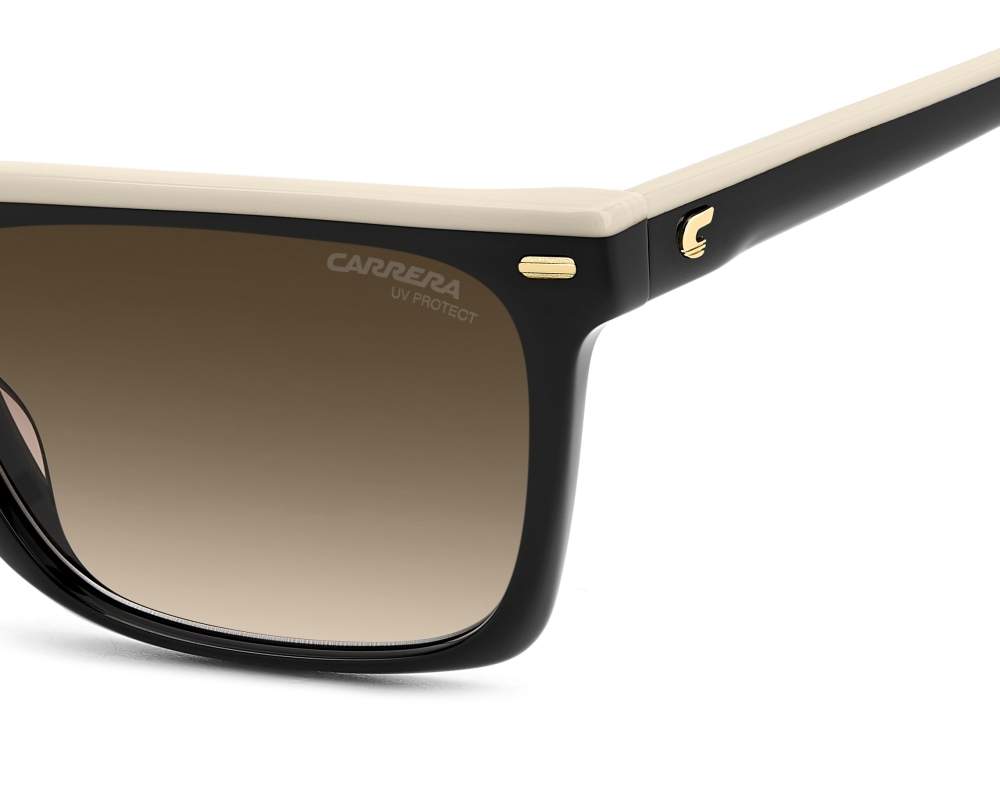 Carrera Carrera CARRERA-3056-S 0WM/HA 55-17 Noir Beige vue 360 degrés 1