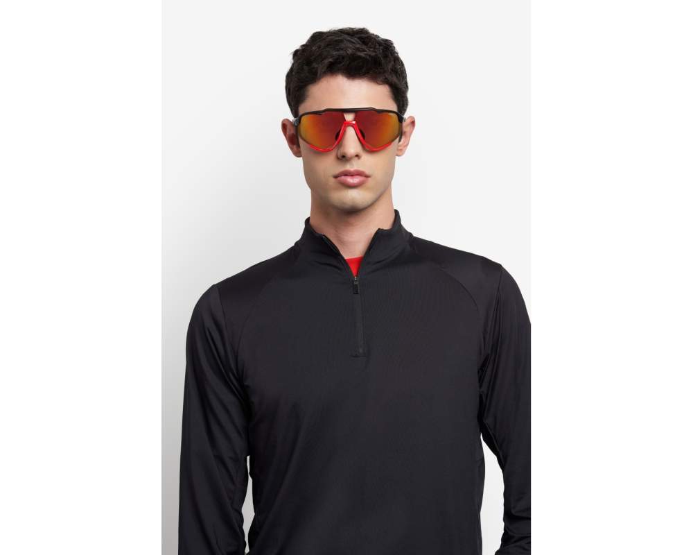 Carrera Carrera CARDUC-055-S BLX/UZ 76-11 Negra Rojo vue 360 degrés 1