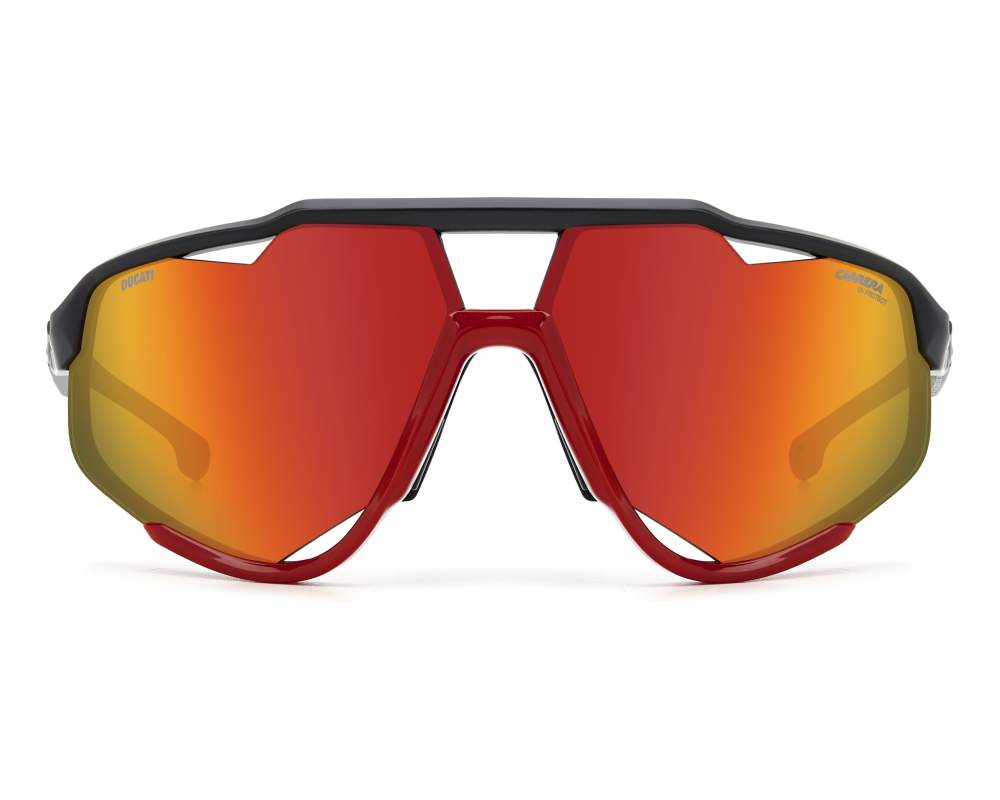 Carrera Carrera CARDUC-055-S BLX/UZ 76-11 Negra Rojo vue 360 degrés 4
