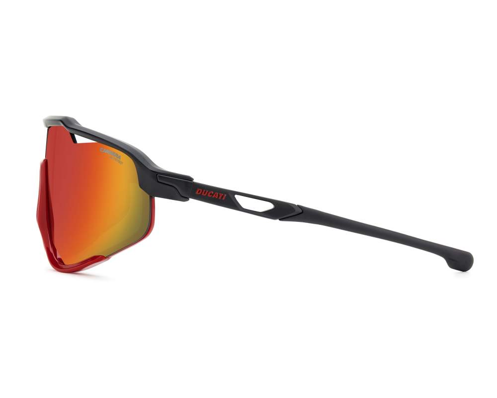 Carrera Carrera CARDUC-055-S BLX/UZ 76-11 Negra Rojo vue 360 degrés 9