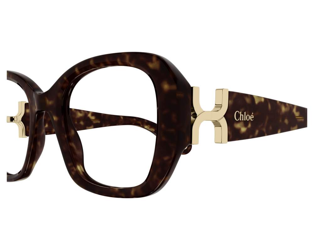 メガネ Chloe Chloe - CH0239O - 002 havana havana transpa Chloé CH0239O 002 Eyeglasses Dark Havana - eye-oo.com