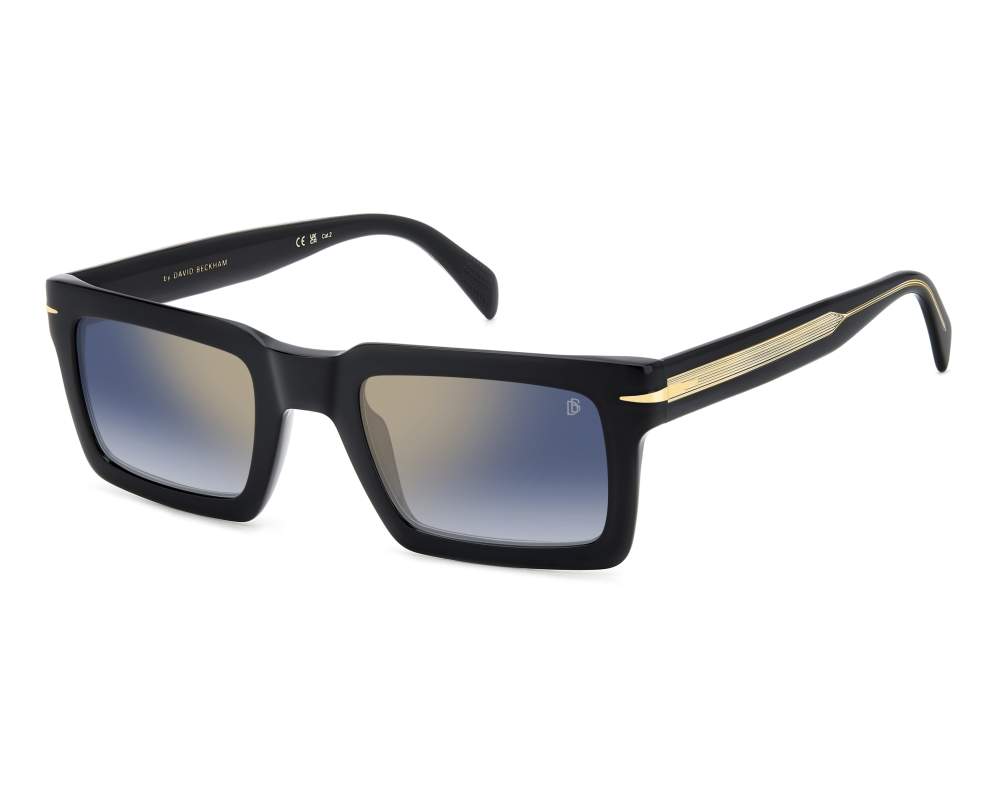 David Beckham David Beckham DB-7126-S 2M2/1V 51-23 Noir Or vue de côté