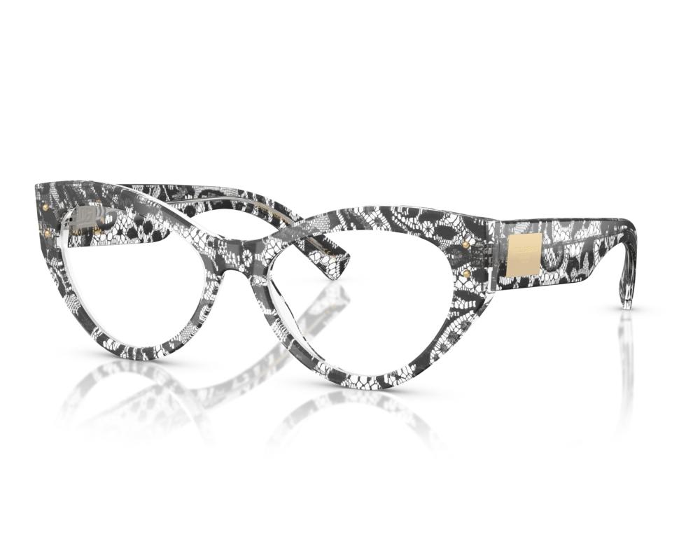 Dolce & Gabbana Dolce & Gabbana DG3403 3287 54-18 Noir  vue 360 degrés 1