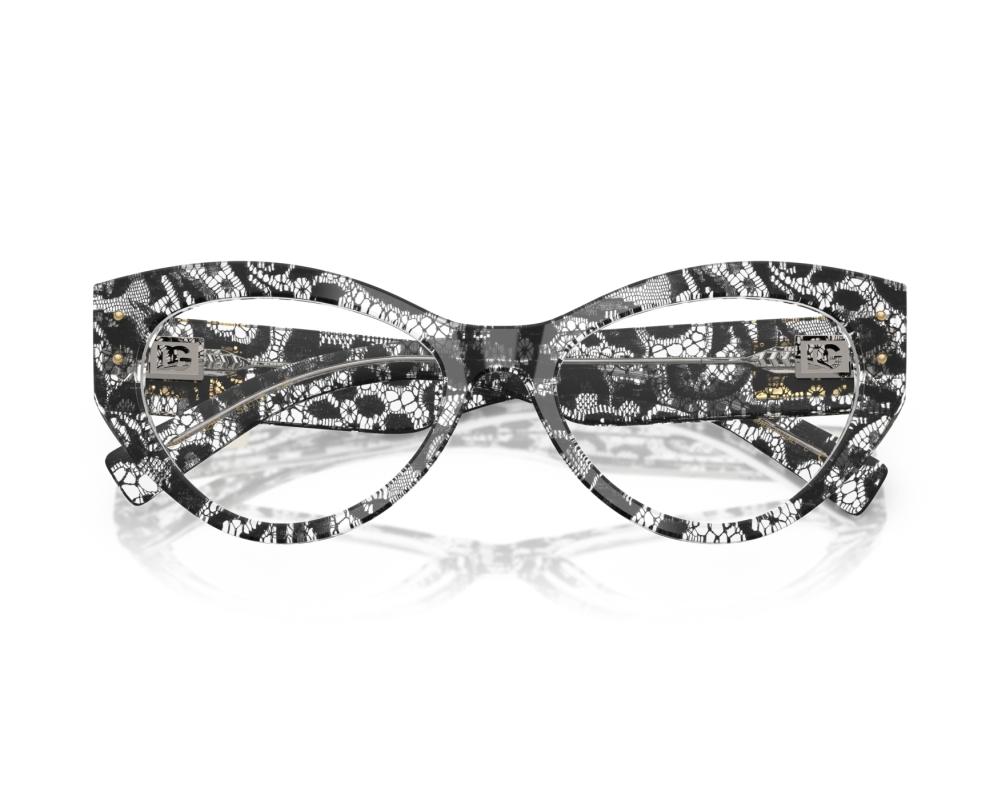 Dolce & Gabbana Dolce & Gabbana DG3403 3287 54-18 Noir  vue 360 degrés 6