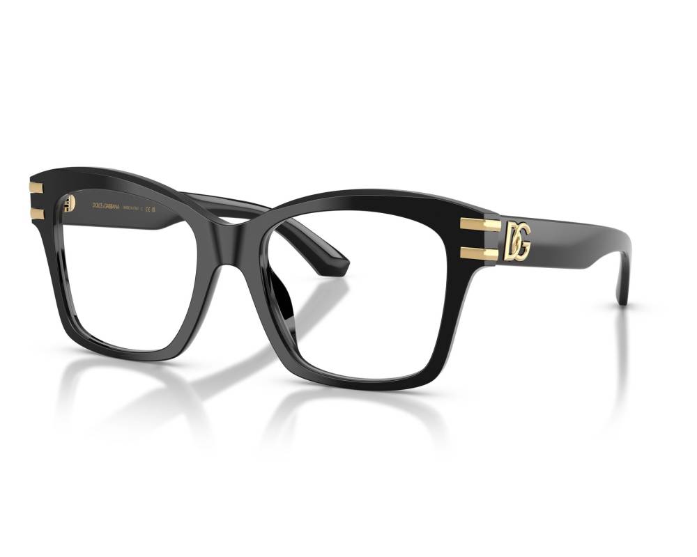 Dolce & Gabbana Dolce & Gabbana DG3419 501 54-19 schwarz  vue 360 degrés 1