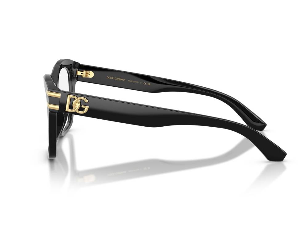 Dolce & Gabbana Dolce & Gabbana DG3419 501 54-19 schwarz  vue 360 degrés 2