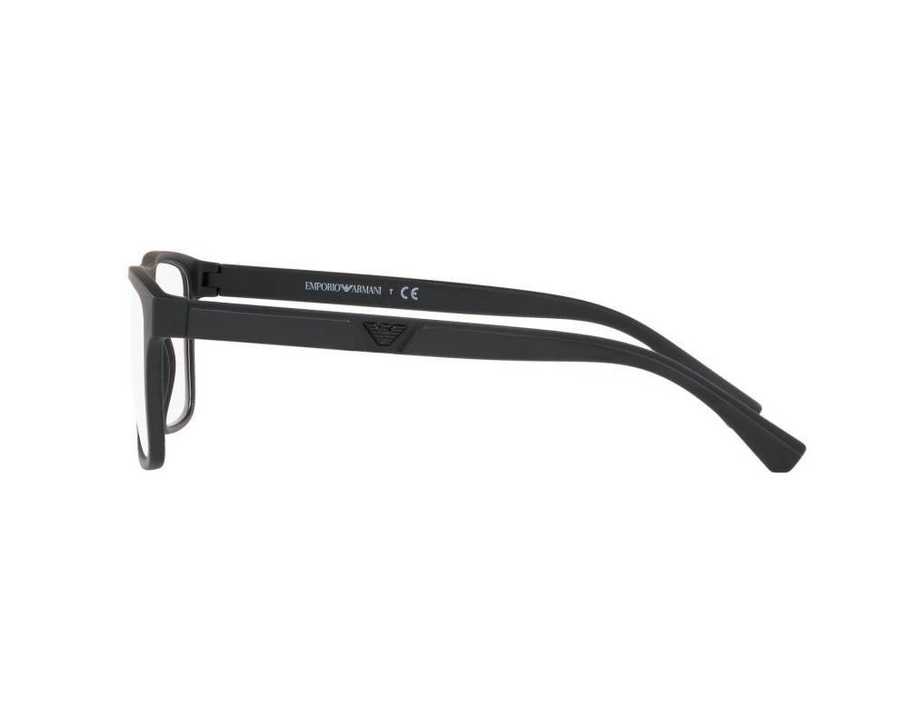 Emporio Armani Emporio Armani EA-4115 58011W 54-18 Black  vue 360 degrés 5
