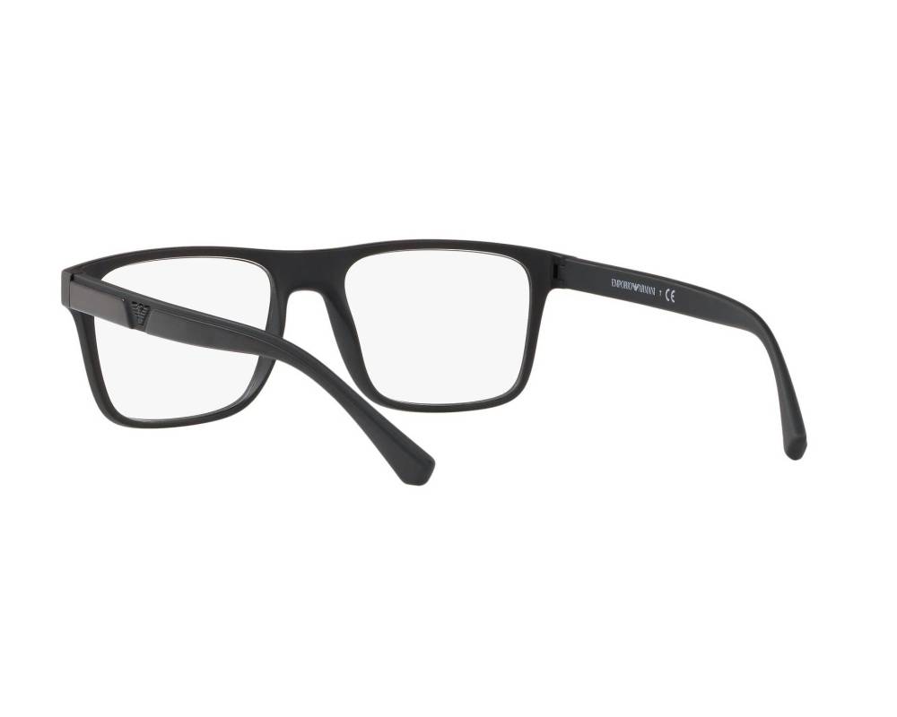 Emporio Armani Emporio Armani EA-4115 58011W 54-18 Black  vue 360 degrés 7