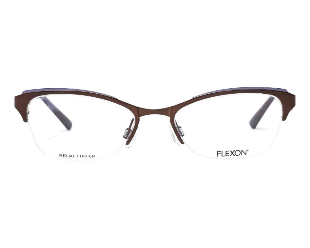 Flexon Flexon W3001 210 51-18 Marron Argent vue de face