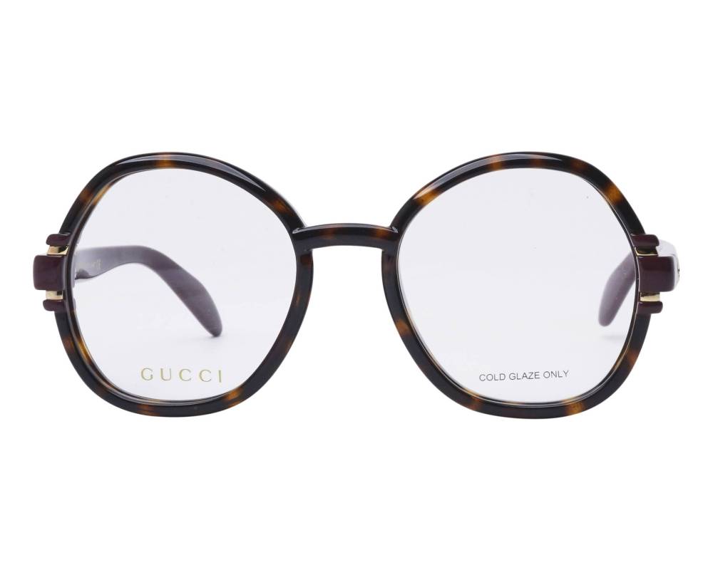 Gucci Gucci GG1069O 002 53-20 Havane  vue de face