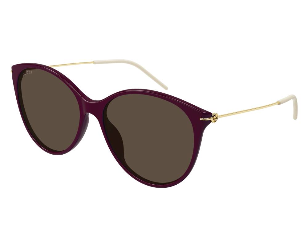 Gucci Gucci GG1268S 003 58-16 Burgundy  vue de profil