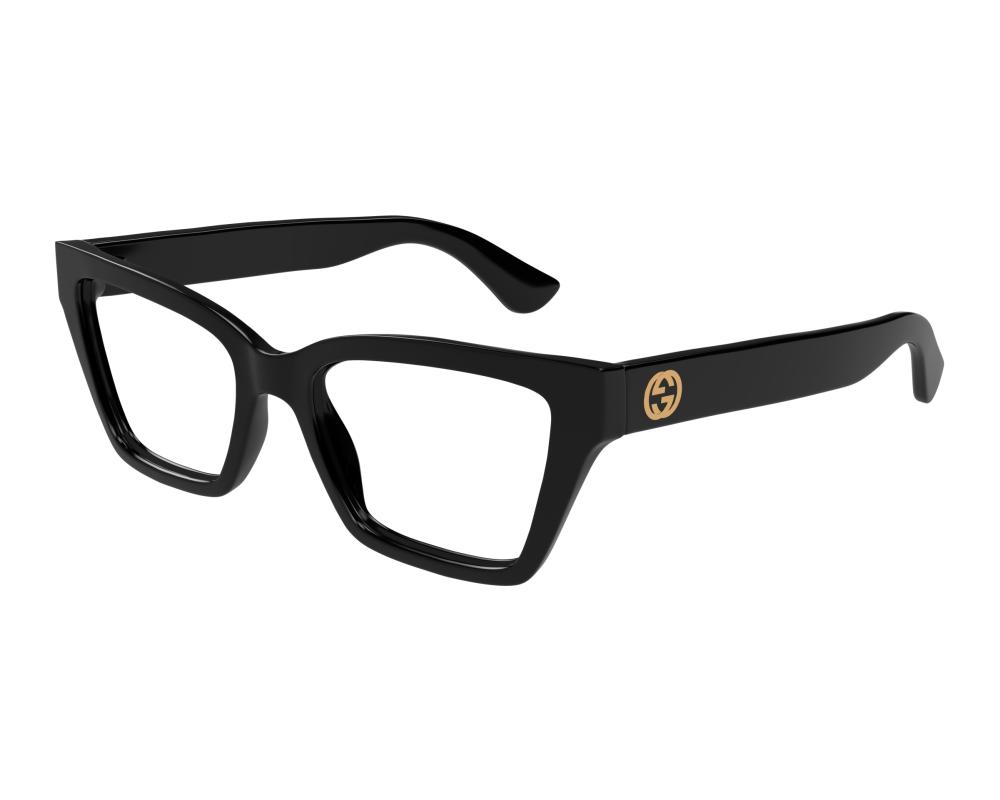 Gucci Gucci GG1715O 001 53-17 Noir  vue de face