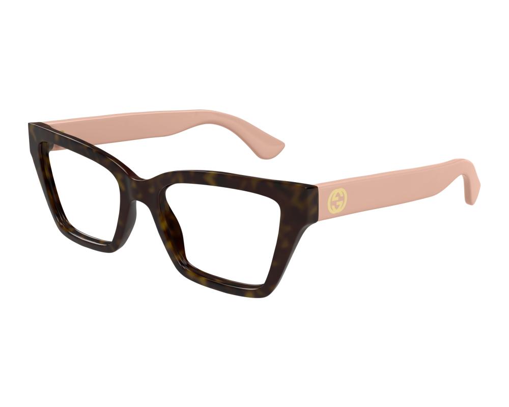 Gucci Gucci GG1715O 005 53-17 Havane  vue de profil