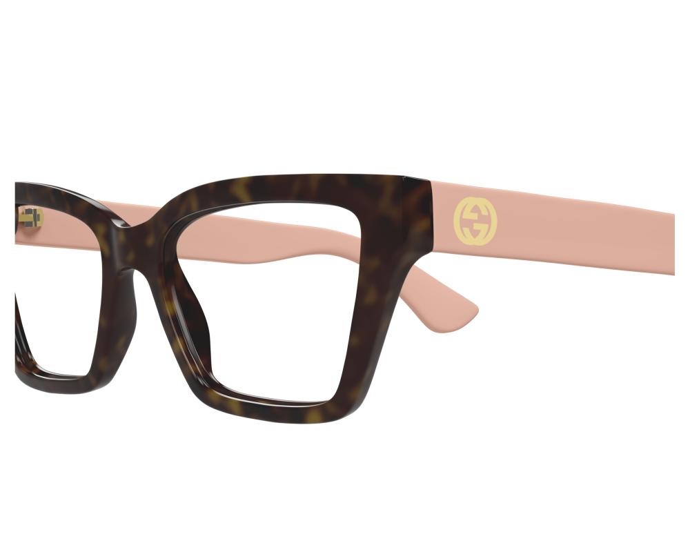 Gucci Gucci GG1715O 005 53-17 Havane  vue de face