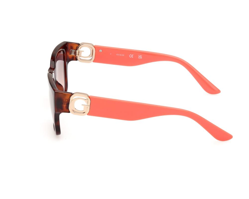 Guess Guess GU00105/S 52F 56-15 Marron Or vue de face Guess Guess GU00105/S 52F 56-15 Marron Or vue de face