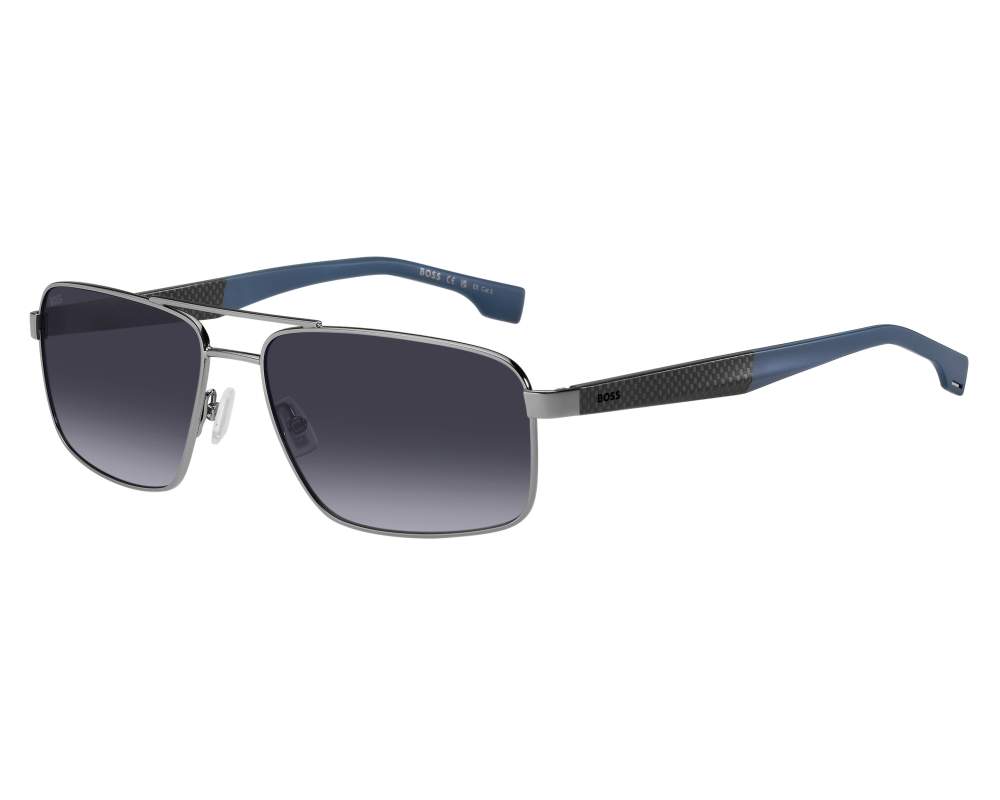 Hugo Boss Hugo Boss BOSS-1580-S V841I 59-16 Ruthenium  vue de profil