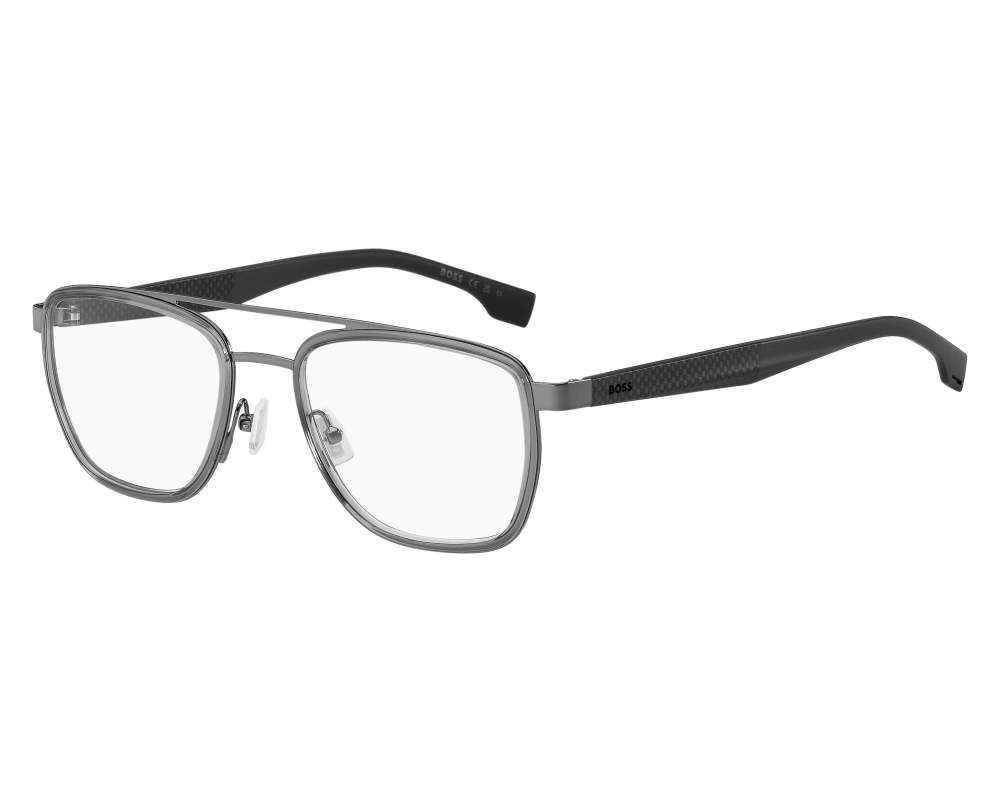 Hugo Boss Hugo Boss BOSS-1583 HEK 55-19 Ruthénium  vue de profil