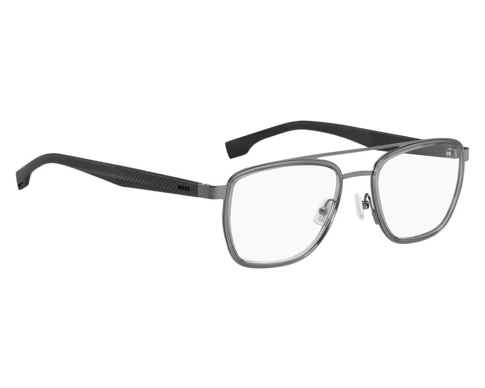 Hugo Boss Hugo Boss BOSS-1583 HEK 55-19 ruthenium  vue de face