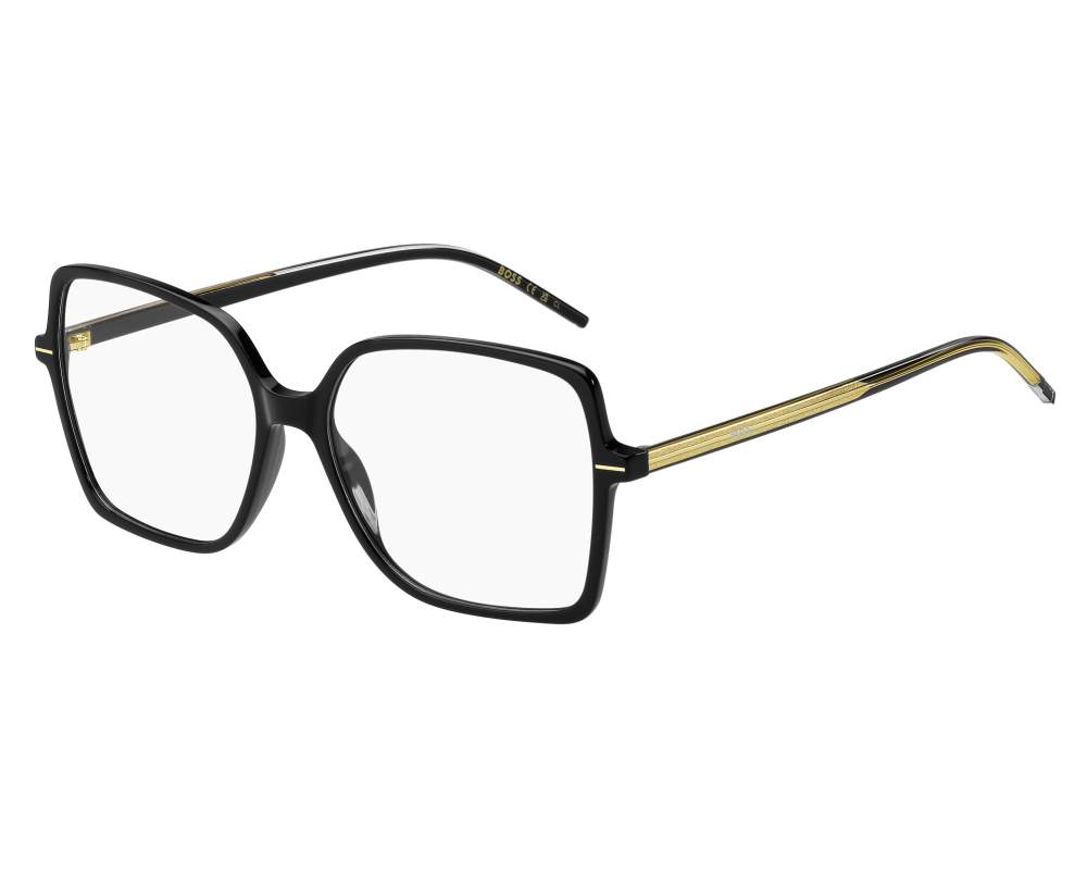 Hugo Boss Hugo Boss BOSS-1587 7C5 55-15 Noir Cristal vue de profil