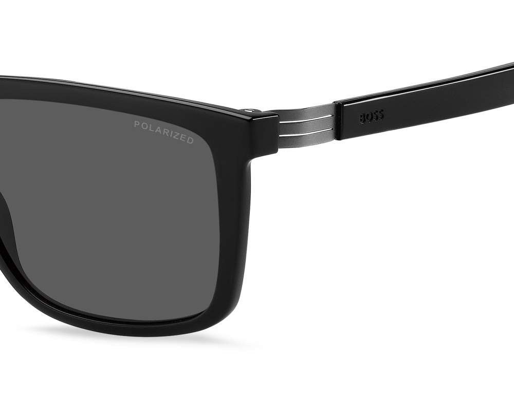 Hugo Boss Hugo Boss BOSS-1699-S 807/M9 56-18 Noir  vue de face