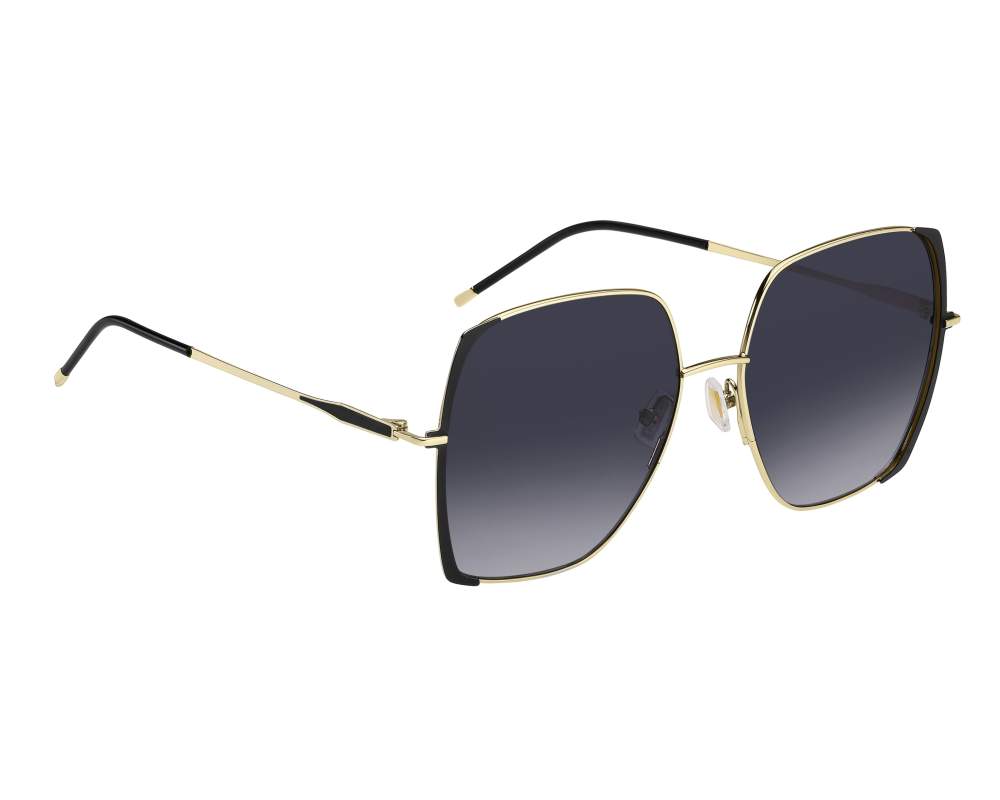 Hugo Boss Hugo Boss BOSS-1707-S RHL/9O 58-17 Or Noir vue de face