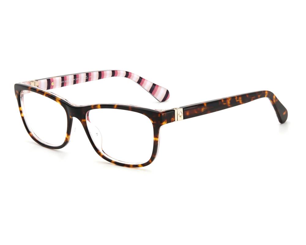 Kate Spade Kate Spade CALLEY 086 54-15 Havana Gold vue de profil Kate Spade Kate Spade CALLEY 086 54-15 Havana Gold vue de profil