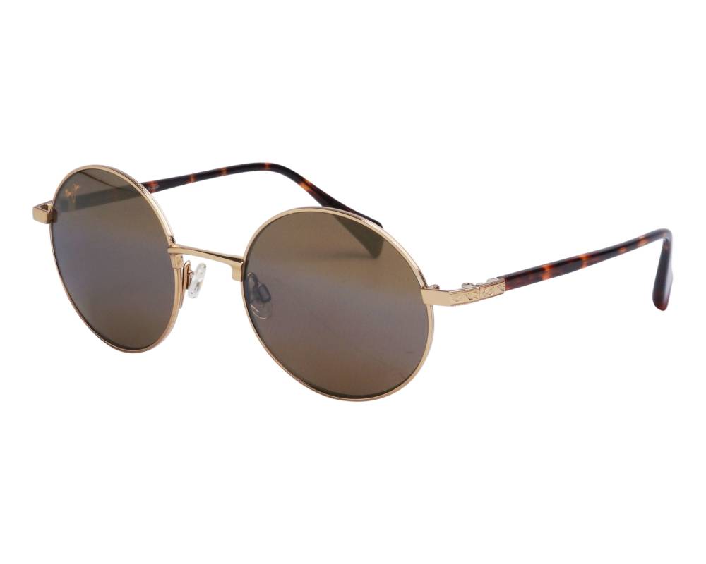 Maui Jim Maui Jim MJ888 H888-16 52-21 Oro Havana vue de profil Maui Jim Maui Jim MJ888 H888-16 52-21 Oro Havana vue de profil