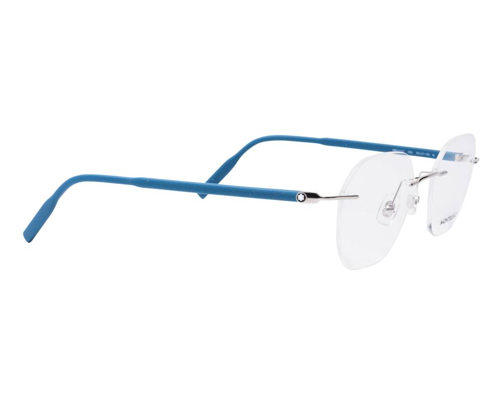 Mont Blanc Mont Blanc MB0223O 005 50-21 Silver vue de côté Mont Blanc Mont Blanc MB0223O 005 50-21 Silver vue de côté