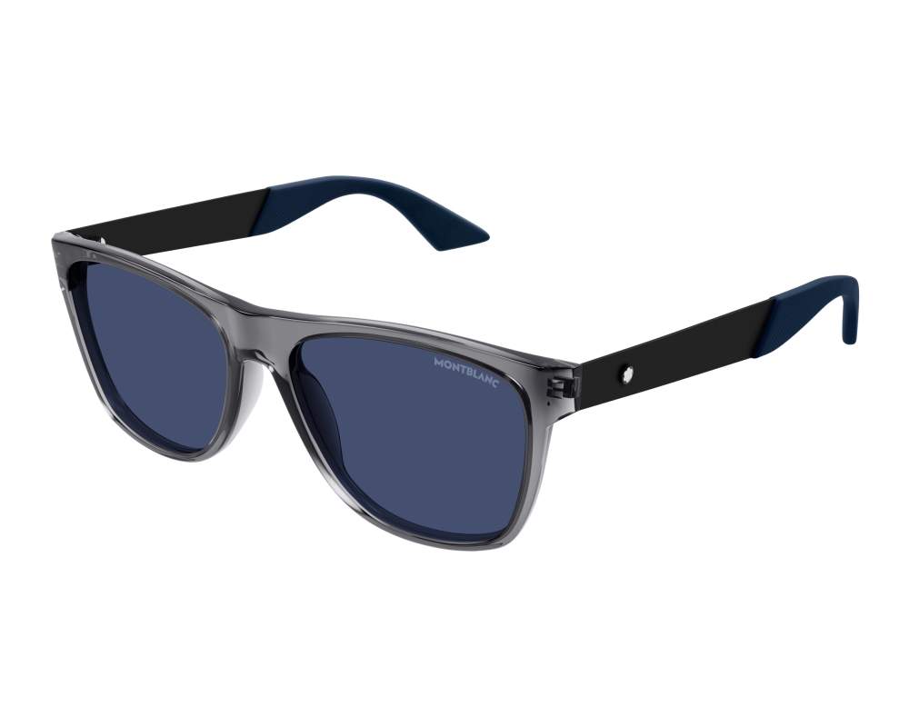 Mont Blanc Mont Blanc MB0298S 004 56-16 Grey  vue de profil