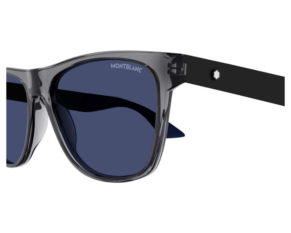 Mont Blanc Mont Blanc MB0298S 004 56-16 Grey  vue de côté