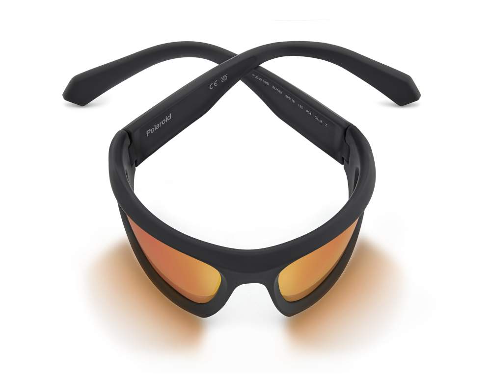 Polaroid Polaroid PLD-2165-S BLX/OZ 59-18 Negra Rojo vue 360 degrés 6 Polaroid Polaroid PLD-2165-S BLX/OZ 59-18 Negra Rojo vue 360 degrés 6