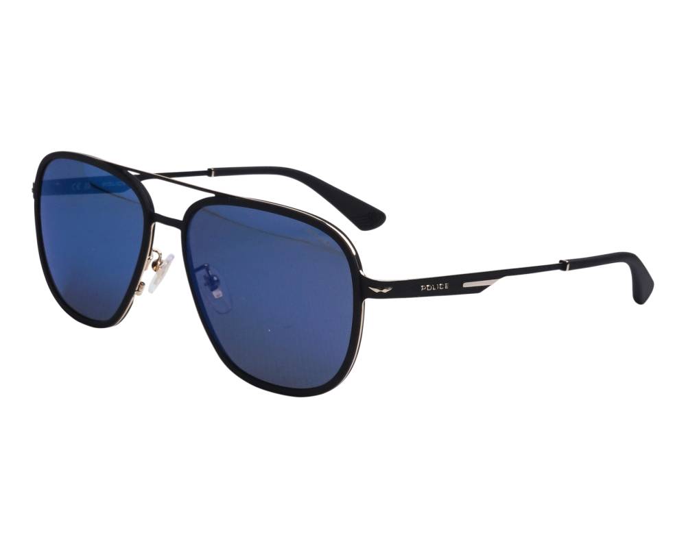 Police Police SPLL78 302B 58-16 Noir Or vue de profil