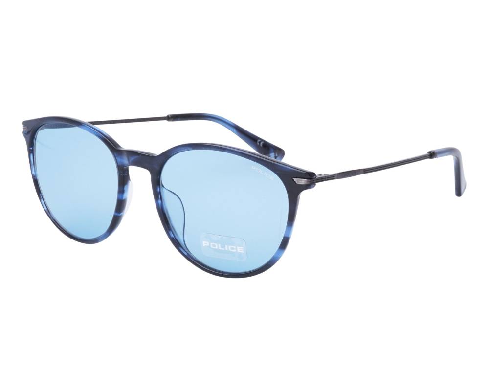 Police Police SPL-474 09N4 52-19 Bleu Noir vue de profil