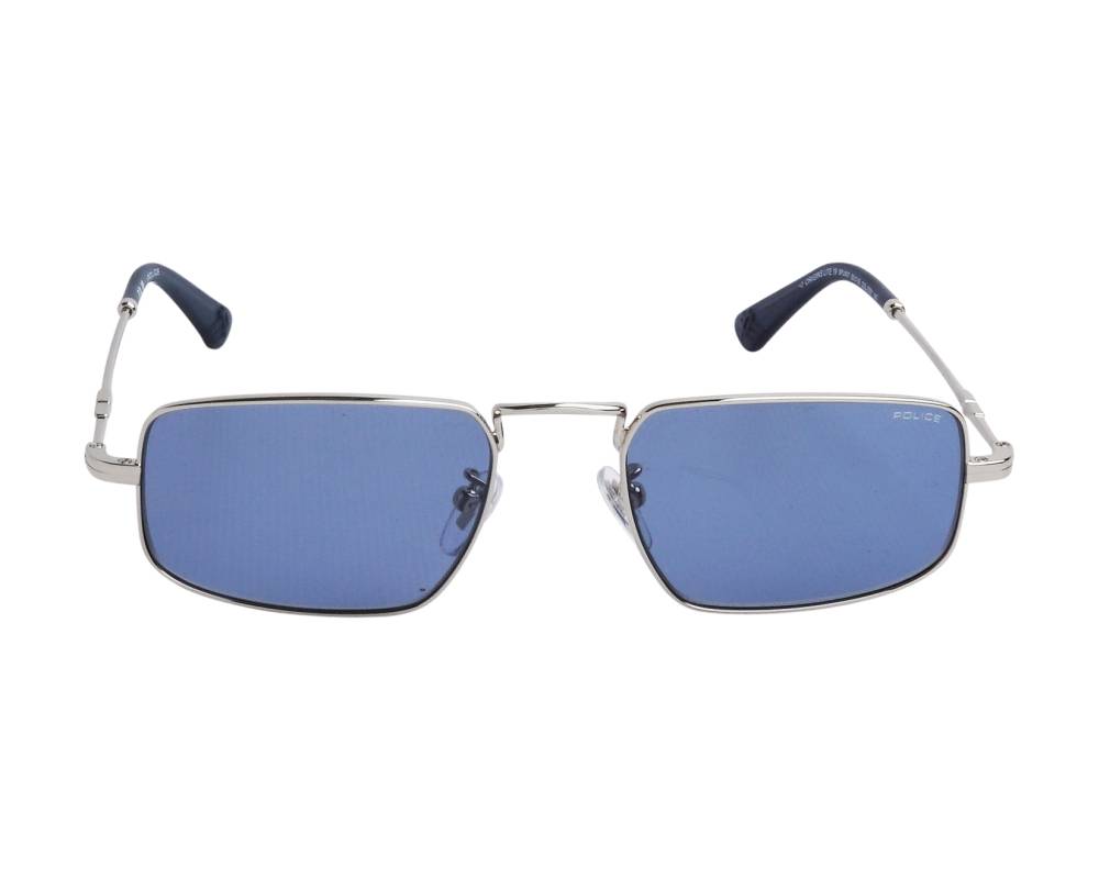 Police Police SPLN-31 579Y 53-19 Argent Bleu vue de face