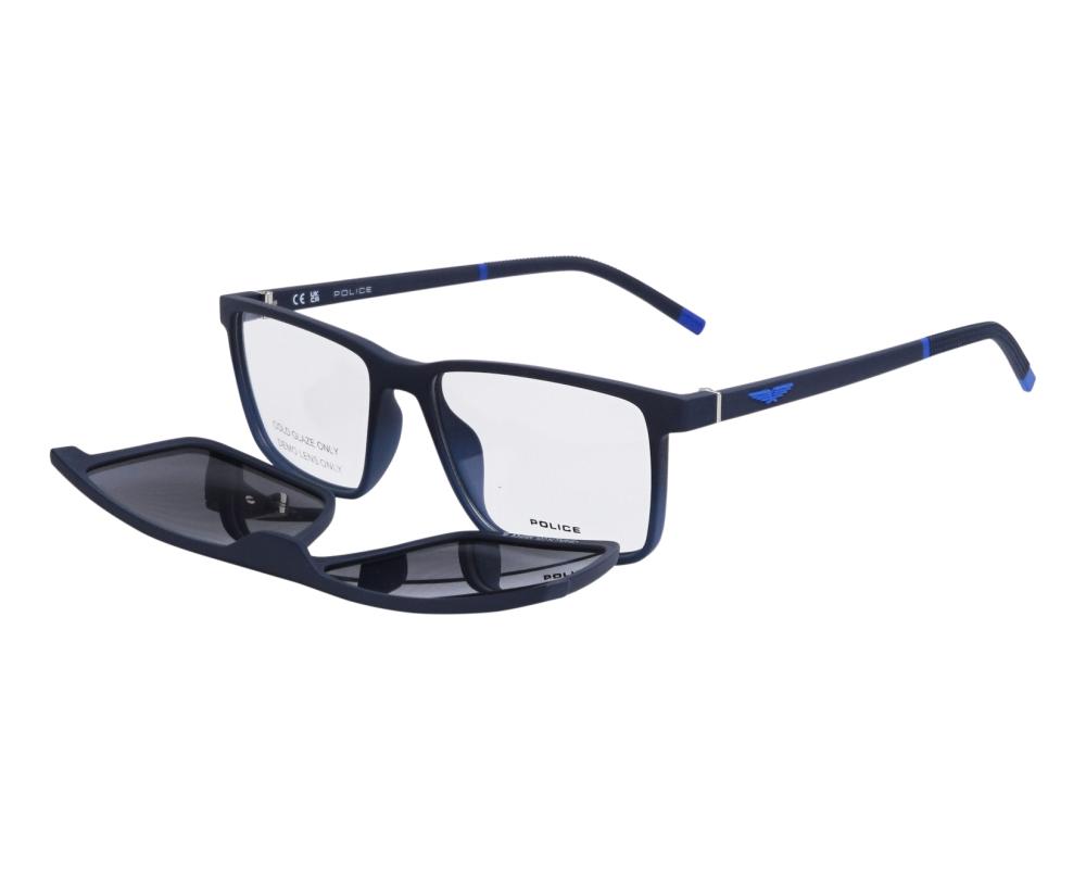 Police Police UPLL74 ABIP 54-16 Bleu  vue de profil