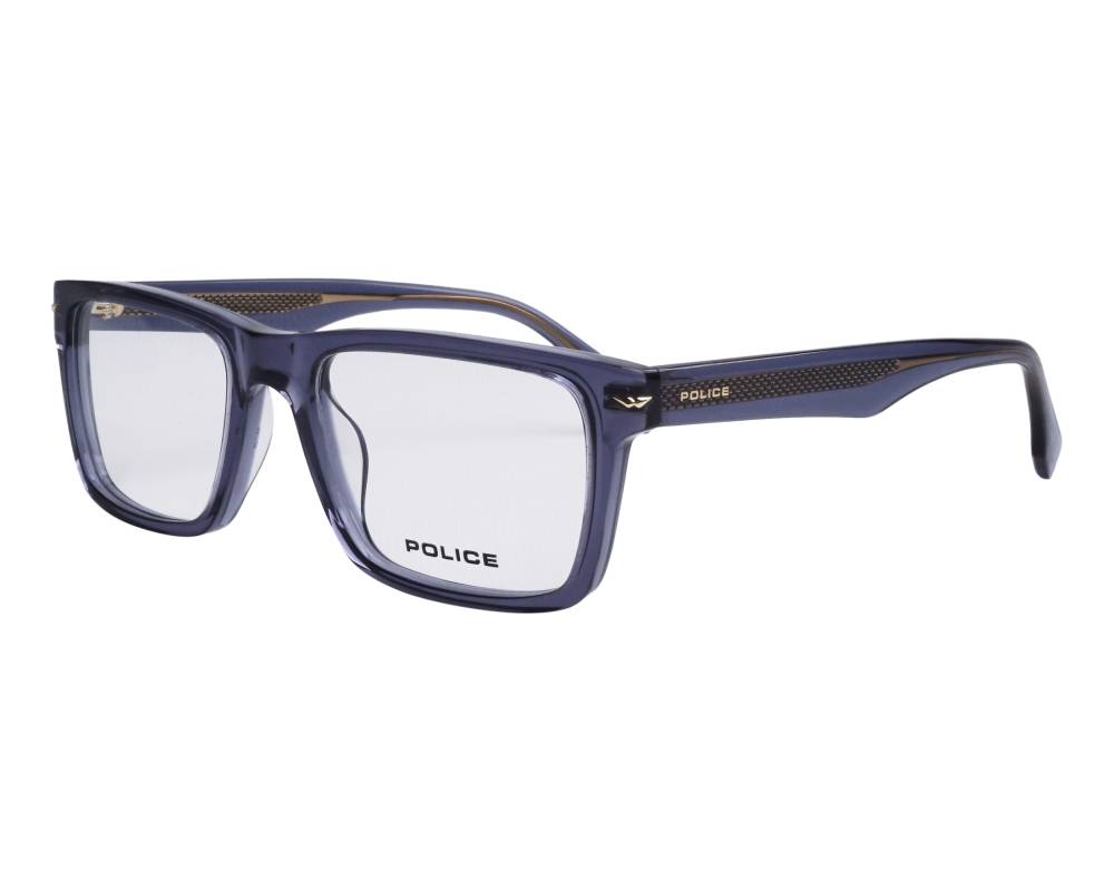 Police Police VPLQ64 04AL 55-20 transparent blau vue de profil